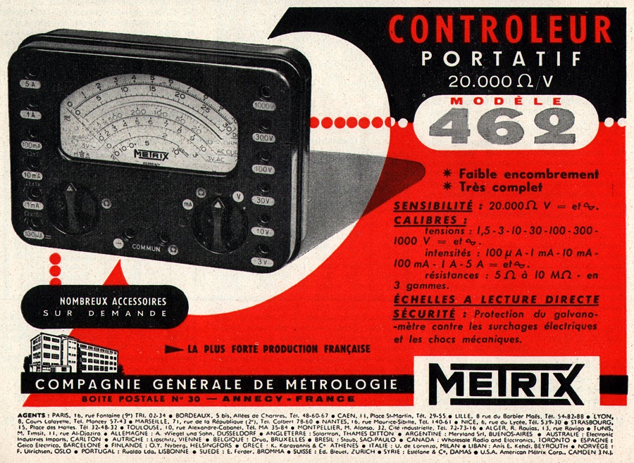 Metrix multimètre METRIX 462C 